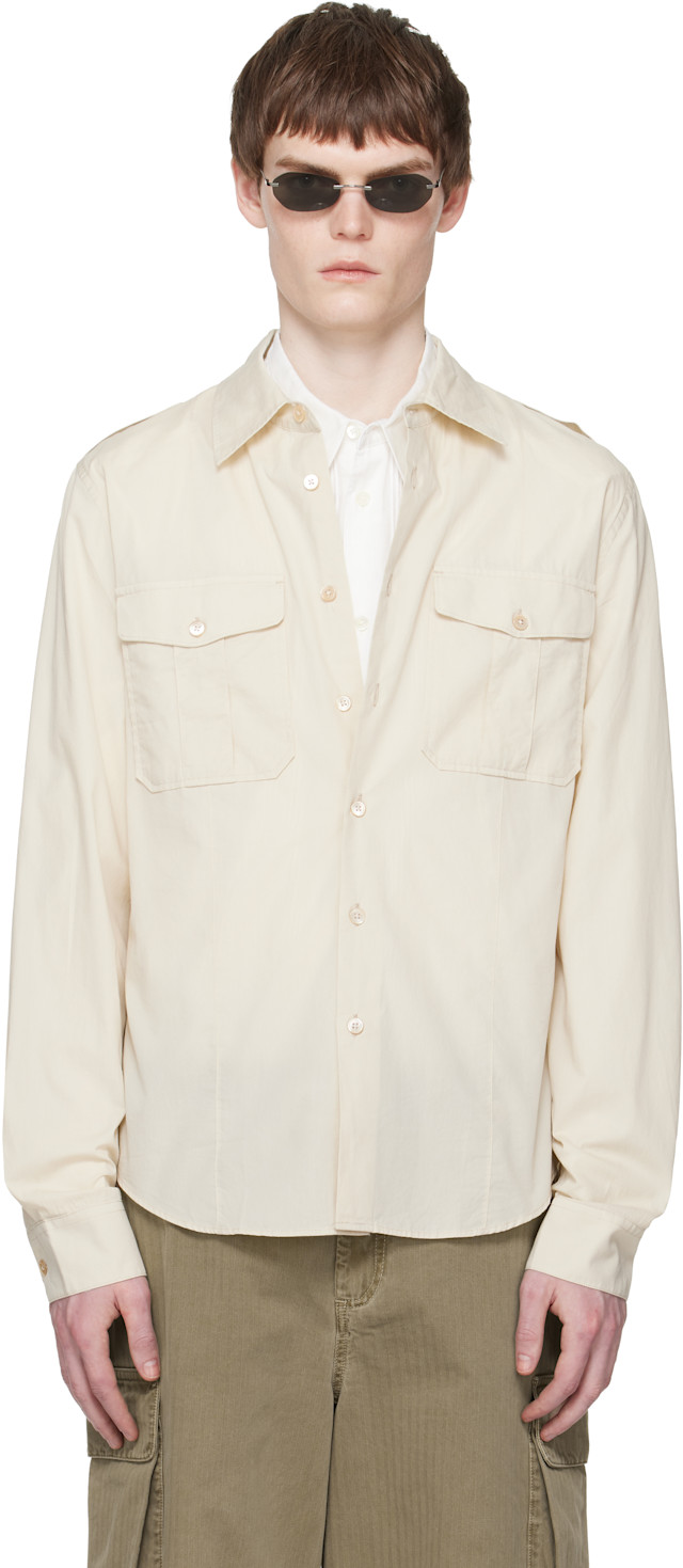 OUR LEGACY: Off-White Lean Shirt | SSENSE
