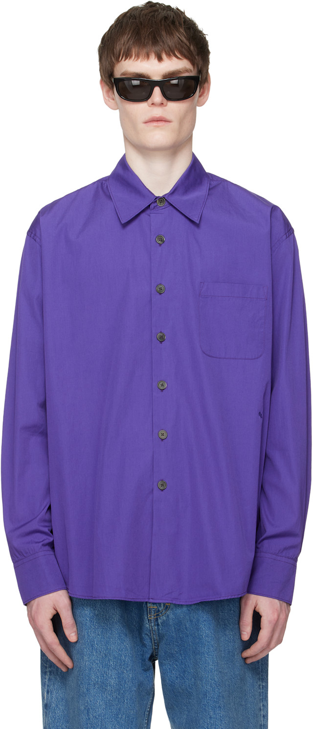 OUR LEGACY: Purple Above Shirt | SSENSE