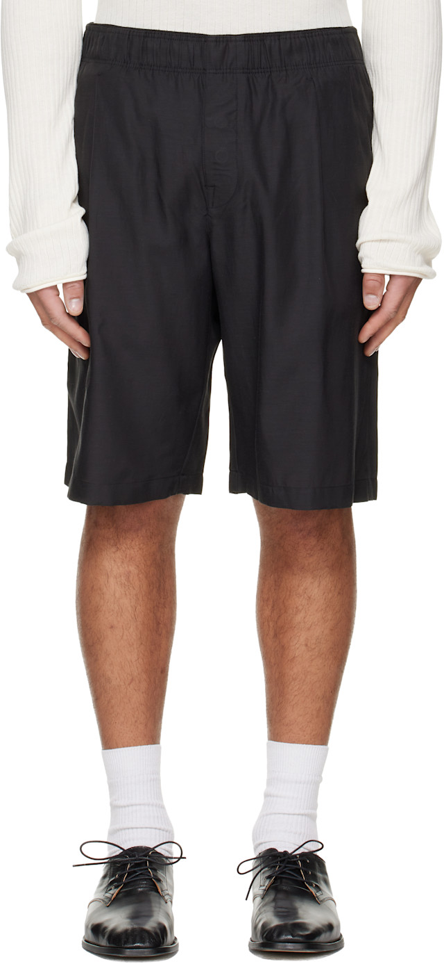 OUR LEGACY: Black Leisure Shorts | SSENSE