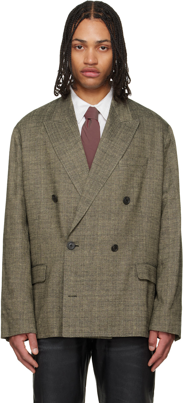 OUR LEGACY: Khaki Halt Blazer | SSENSE
