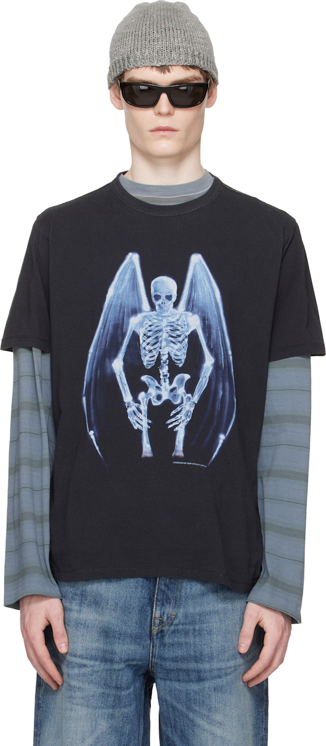OUR LEGACY: ブラック New Box Tシャツ | SSENSE 日本