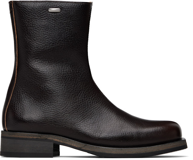 OUR LEGACY: Brown Camion Boots | SSENSE