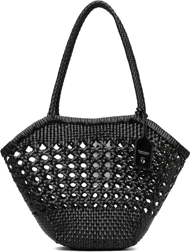 OSOI: Black Lip Shoulder Bag | SSENSE