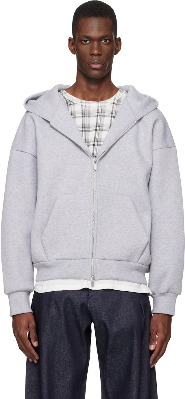 Seventh: Gray V2 Zipped Hoodie | SSENSE