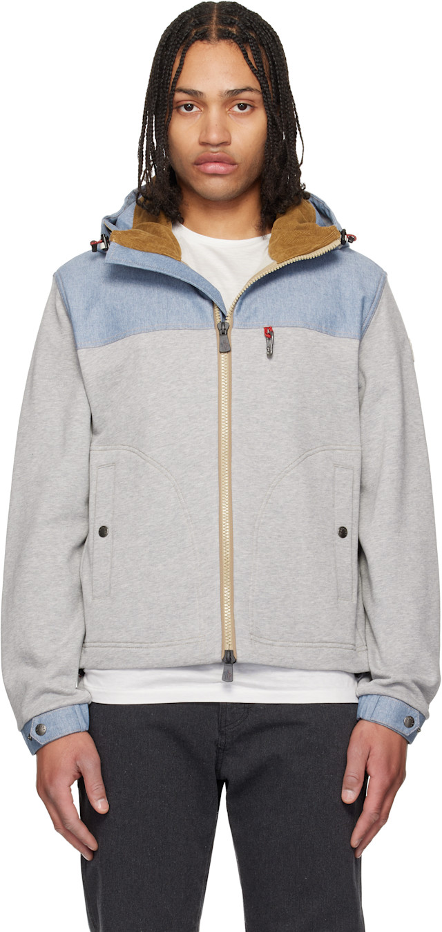 Moncler Grenoble: Gray Day-Namic Jacket | SSENSE Canada