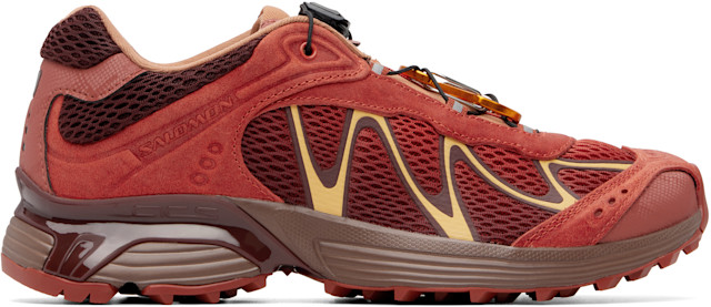 Salomon: Brown & Orange XT-Whisper 'Red Ashes' Sneakers | SSENSE