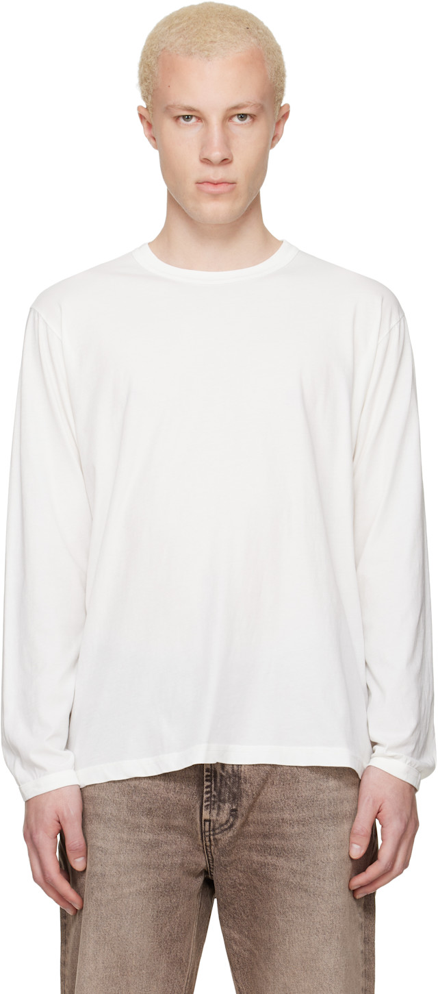 【ストロベリーキャンドル】Lija ホワイト 長袖 Tシャツ M Lady White Co.: ホワイト Binded Dry Lite 長袖Tシャツ | SSENSE 日本