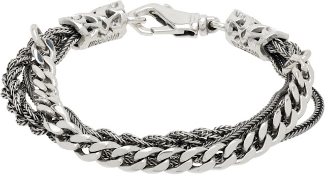 Emanuele Bicocchi: Chain & Braided Bracelet | SSENSE