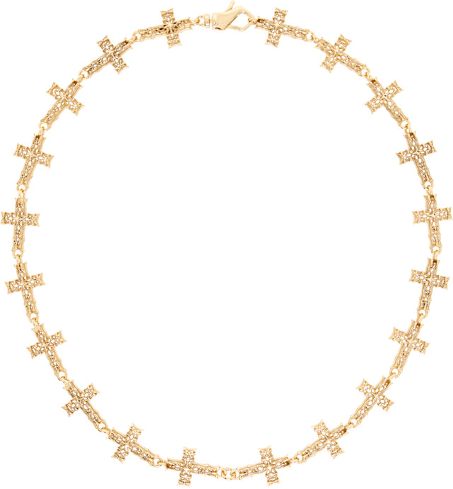 Emanuele Bicocchi: Multi Notre-Dame Cross Necklace | SSENSE