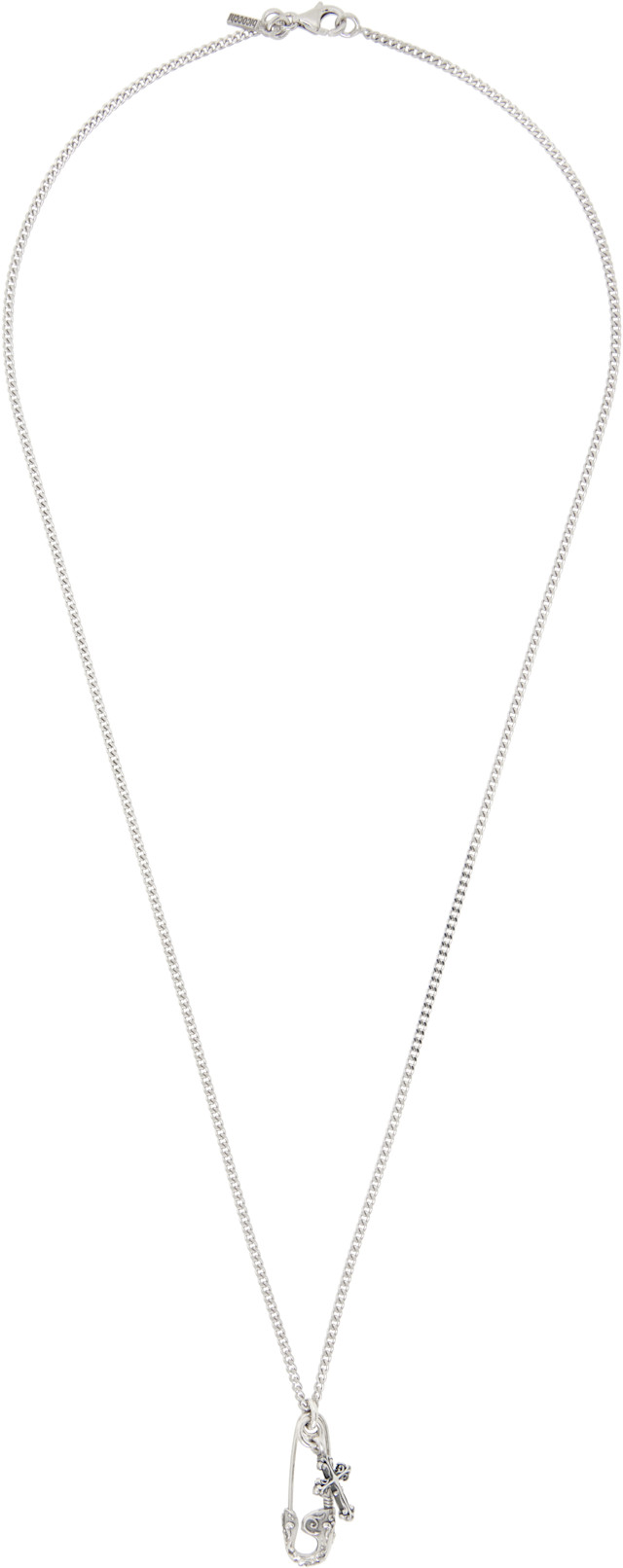 Emanuele Bicocchi: Pin & Cross Pendant Necklace | SSENSE