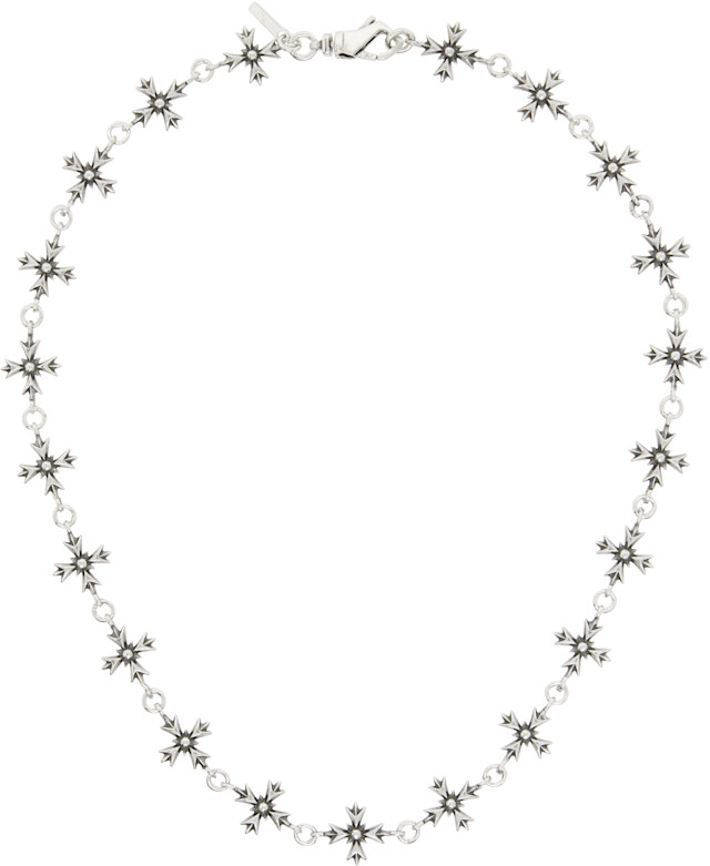 EMANUELE BICOCCHI エマニュエレ ビコッキ 新品 ネックレス Emanuele Bicocchi: Multi-Crest Necklace | SSENSE
