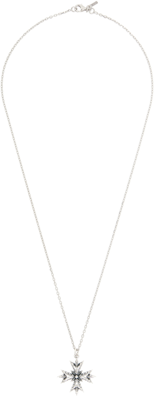 Emanuele Bicocchi: Small Crest Necklace | SSENSE