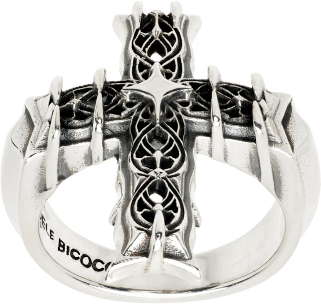 Emanuele Bicocchi: Reissue Large Notre-Dame Cross Ring | SSENSE