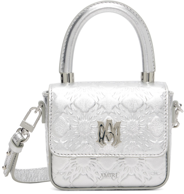 AMIRI: Silver MA Quad Nano Bag | SSENSE