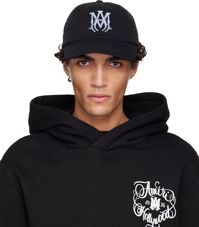 AMIRI: Black MA Denim Cap | SSENSE
