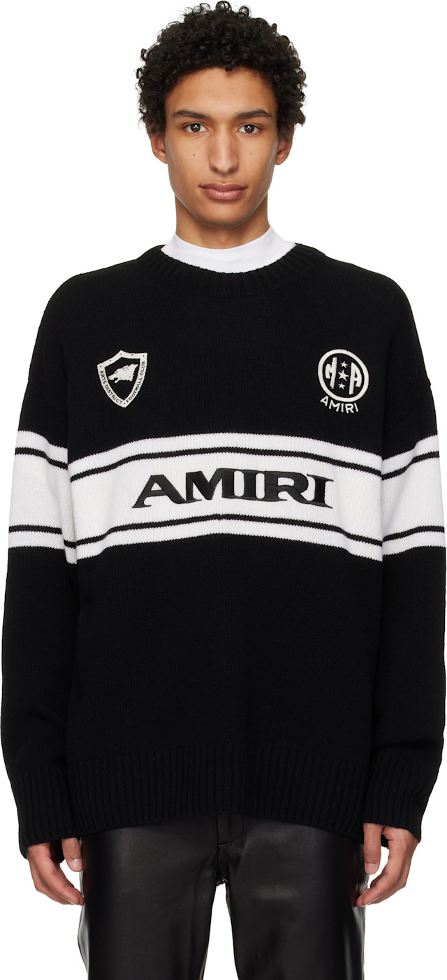 AMIRI: ブラック 'AMIRI' Sport セーター | SSENSE 日本