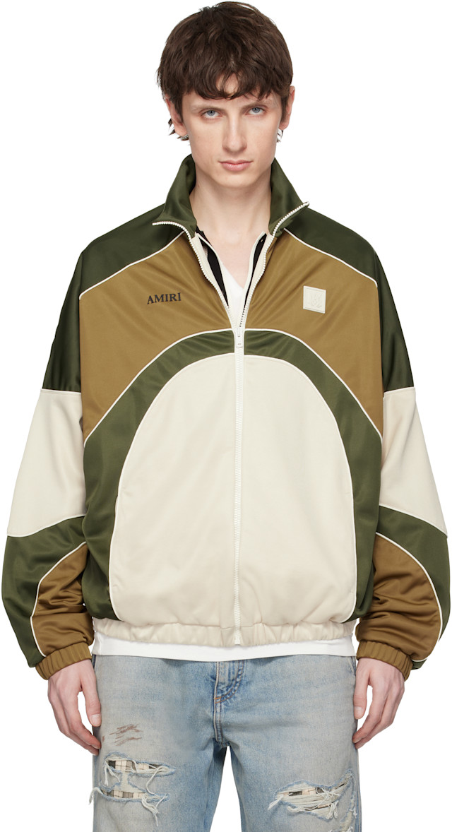 AMIRI: Multicolor Oversized Panel Track Jacket | SSENSE
