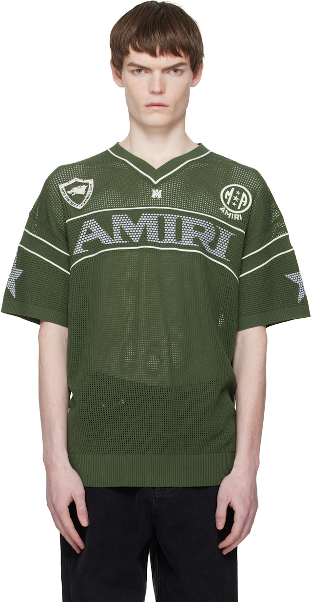 AMIRI: Green 'Amiri' Sport T-shirt | SSENSE