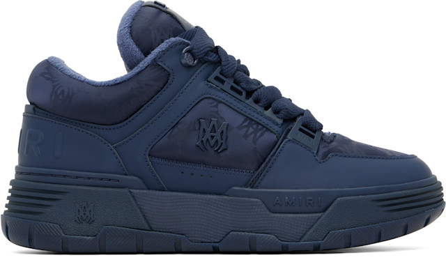 AMIRI: Navy MA Quad Nylon MA-1 Sneakers | SSENSE