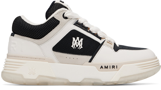 AMIRI: White & Black MA-1 Sneakers | SSENSE