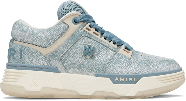 AMIRI MA-1 サイズ42 AMIRI: Blue Pebbled MA-1 Sneakers | SSENSE