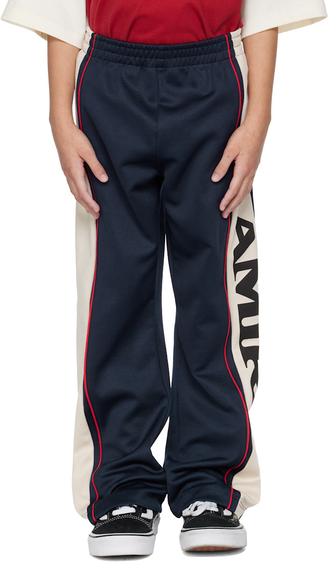 AMIRI: キッズ｜ネイビー 'AMIRI' Sport トラックパンツ | SSENSE 日本