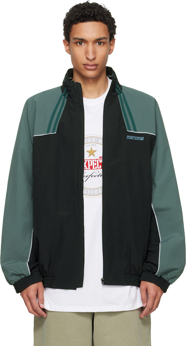 ジャケット・アウター Martine Rose 25SS TRACK JACKET M Martine Rose: Black T-Lining Track Jacket | SSENSE