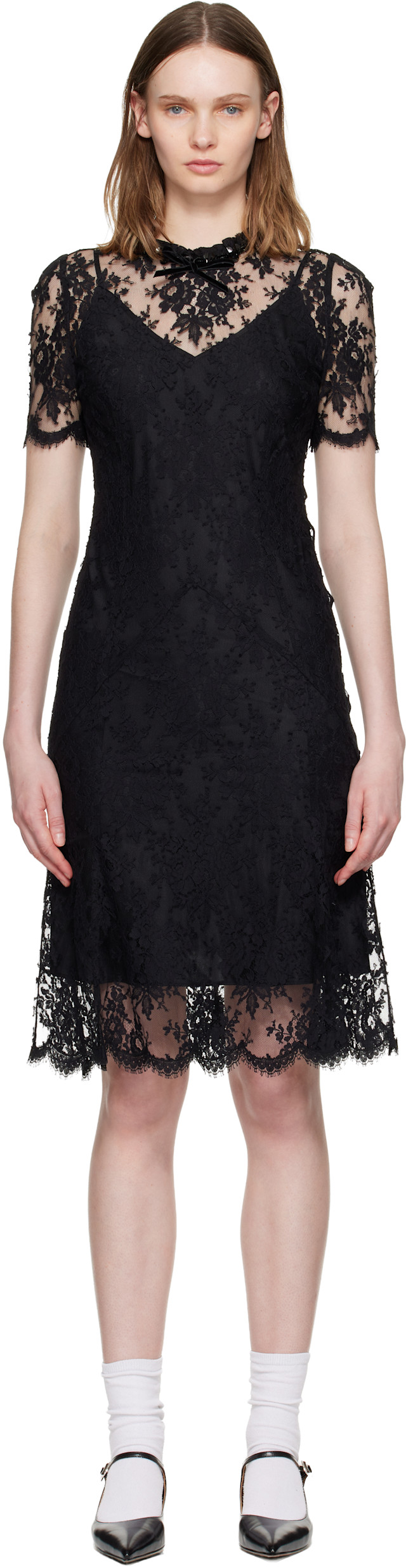 bardot pink lace dress ALERIE LACE SATIN MAXI DRESS - PETAL PINK main image 0