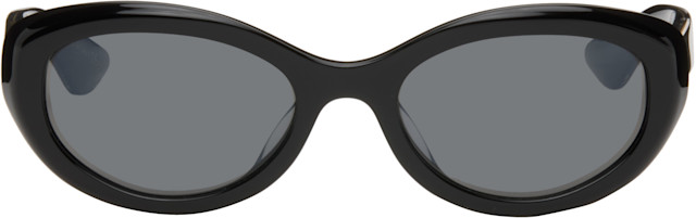 KHAITE: Black Oliver Peoples Edition 1969C Sunglasses | SSENSE