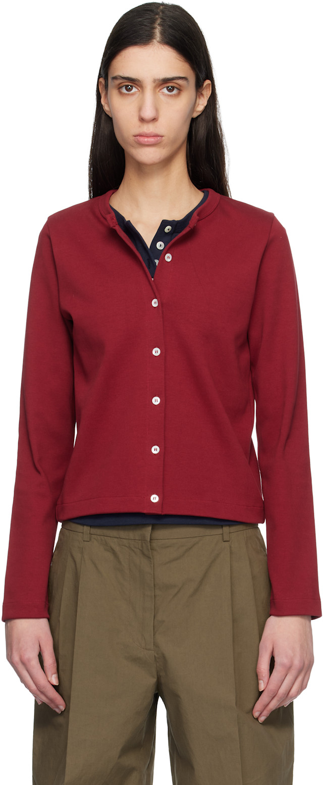 FLORE FLORE: Red Poppy Cardigan | SSENSE