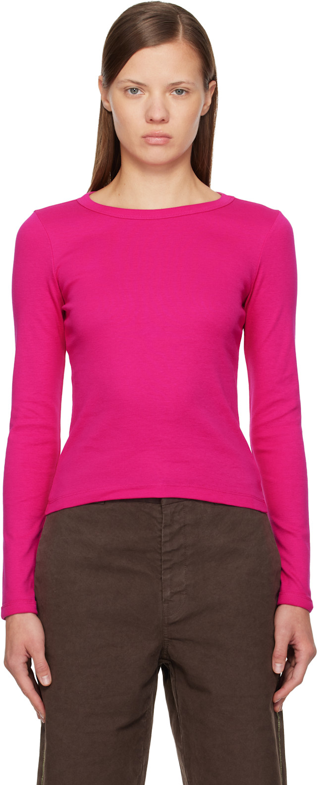 FLORE FLORE: Pink Max T-shirt | SSENSE