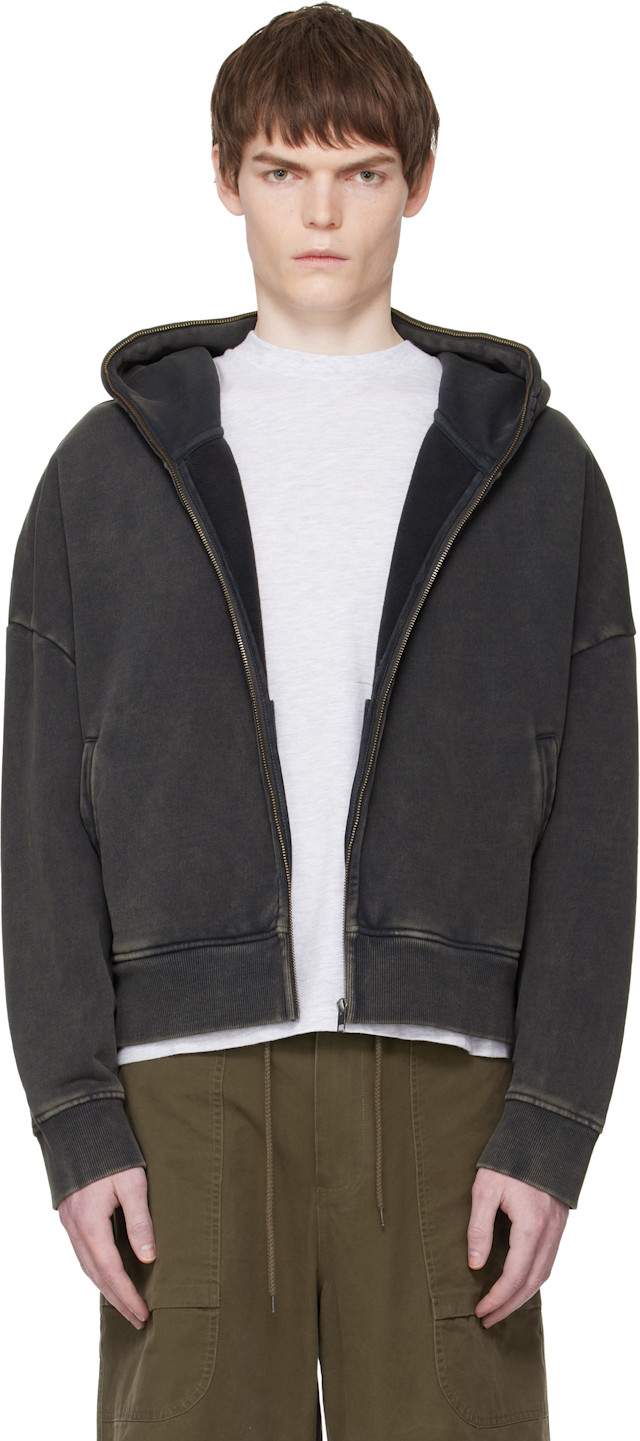 Entire Studios: Black Eternal Zip Hoodie | SSENSE