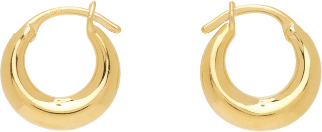 Sophie Buhai: Tiny Essential Hoop Earrings | SSENSE