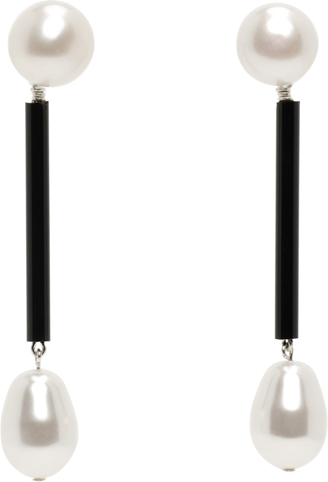 Sophie Buhai: Small Osiris Pearl Earrings | SSENSE