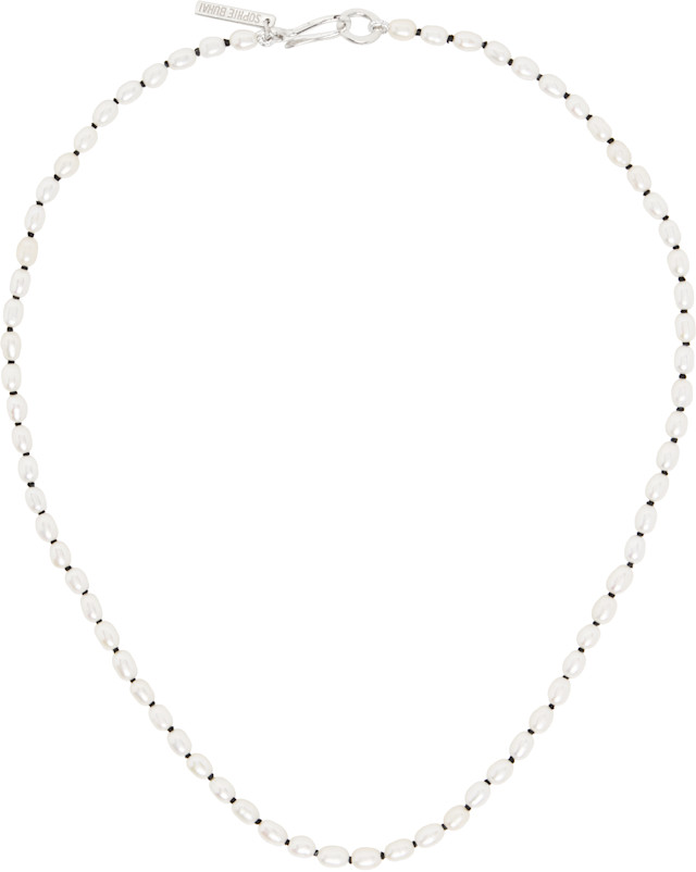 アクセサリー SOPHIE BUHAI Tiny Pearl Collar Necklace Sophie Buhai: Tiny Pearl Collar Necklace | SSENSE