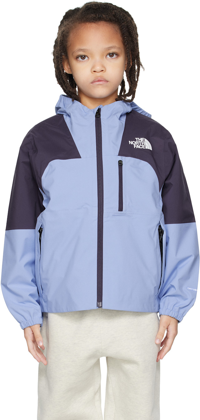 The North Face Kids: Big Kids Blue & Purple Hike Packable Shell