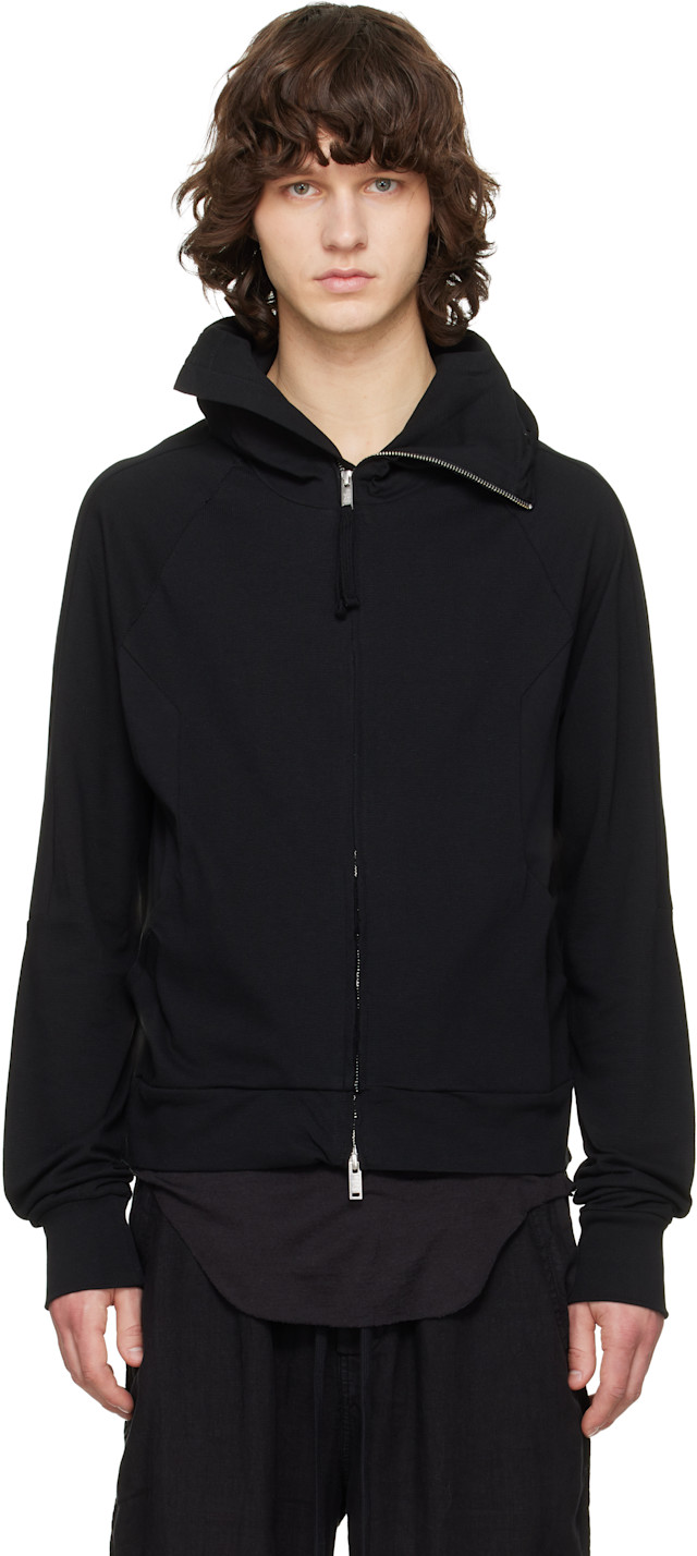 thom/krom: Black M SJ 694 Hoodie | SSENSE