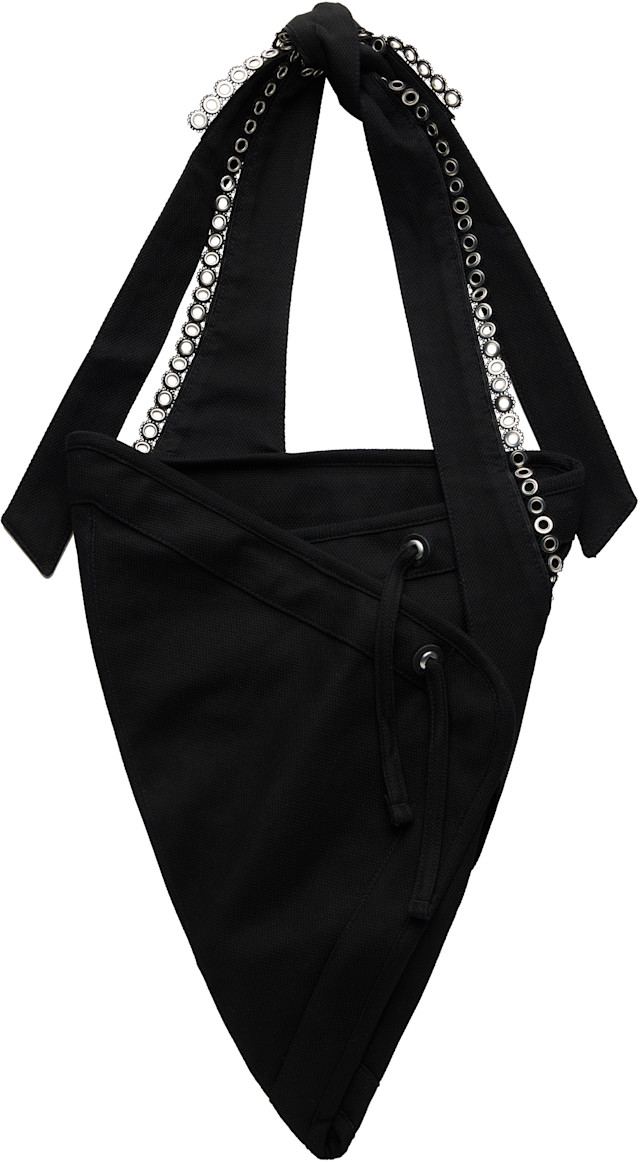 Kiko Kostadinov: Black Kest Pouch Bag | SSENSE