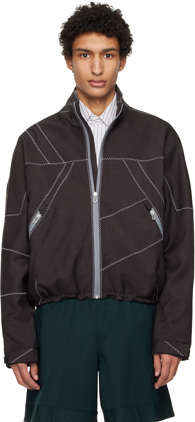 Kiko Kostadinov: Brown Fosco Jacket | SSENSE
