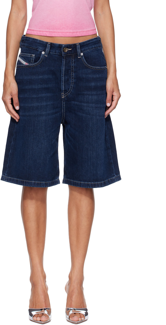 Diesel: ネイビー De-Sire-Short デニムショートパンツ | SSENSE 日本