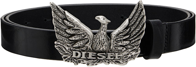 Diesel: ブラック B-Phoenix ベルト | SSENSE 日本