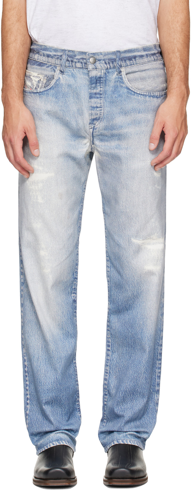 Diesel: Blue 2090 D-Veekley Joggjeans Trousers | SSENSE