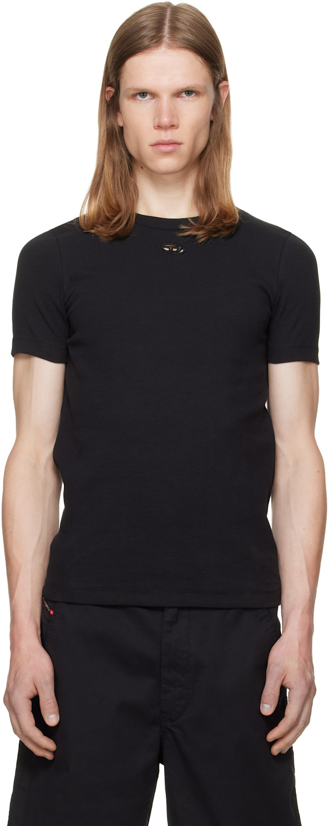 Diesel: Black T-Ribber Dco T-shirt | SSENSE
