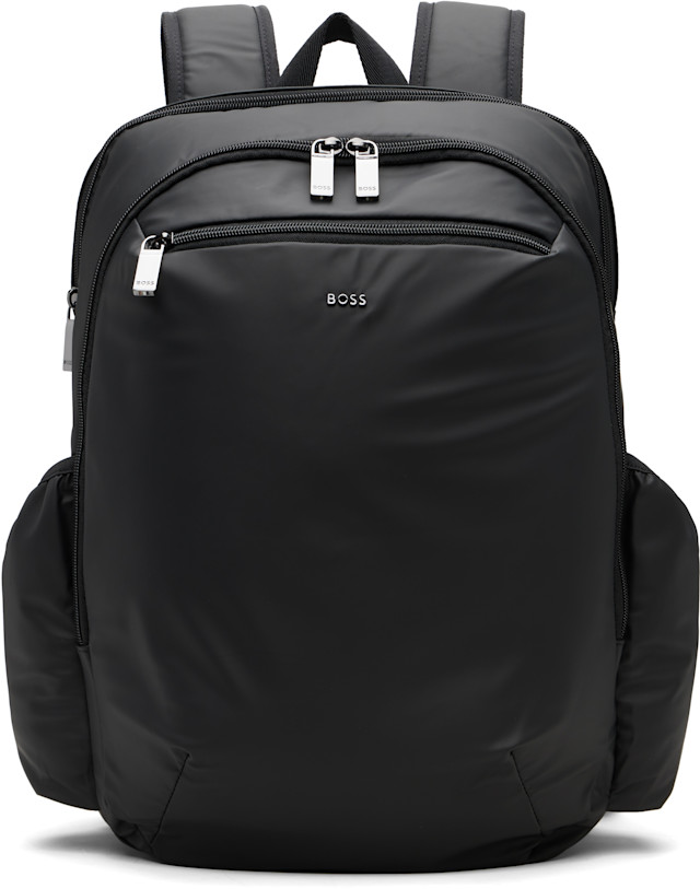 BOSSリュックサック バックパック 3色ロゴ　未使用品　大谷　ビジネスバッグ boss-hugo-boss-black-logo-