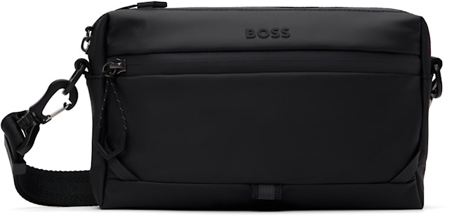 BOSS: ブラック コーティング バッグ | SSENSE 日本