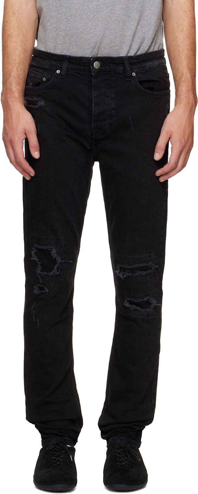Ksubi: Black Chitch Boneyard Jeans | SSENSE