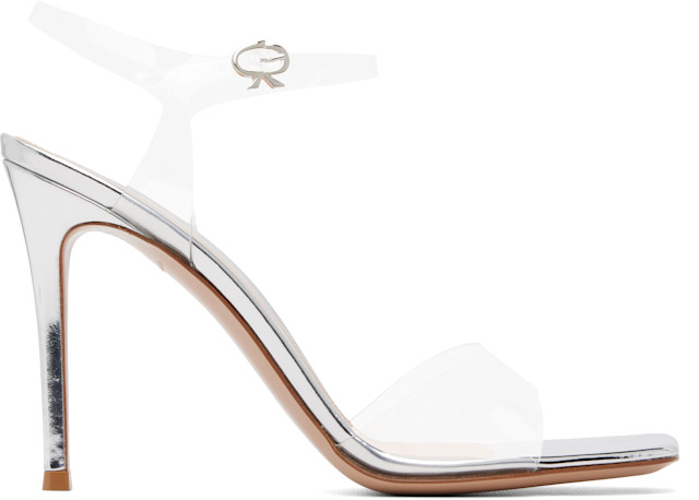 靴 Gianvito Rossi Sandal & Leather Heels 38 gianvito-rossi-transparent-and