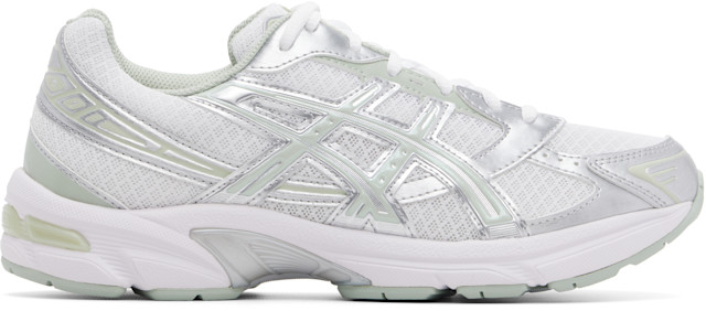 ASICS: ホワイト＆グリーン Gel-1130 スニーカー | SSENSE 日本