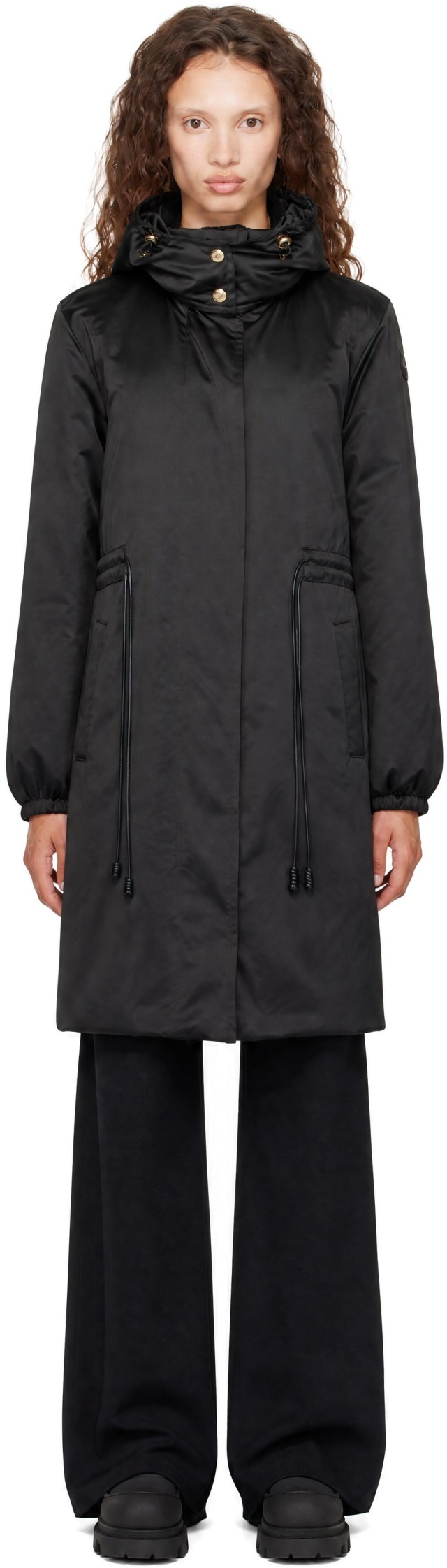 Moncler: Black Contemplatif Parka | SSENSE