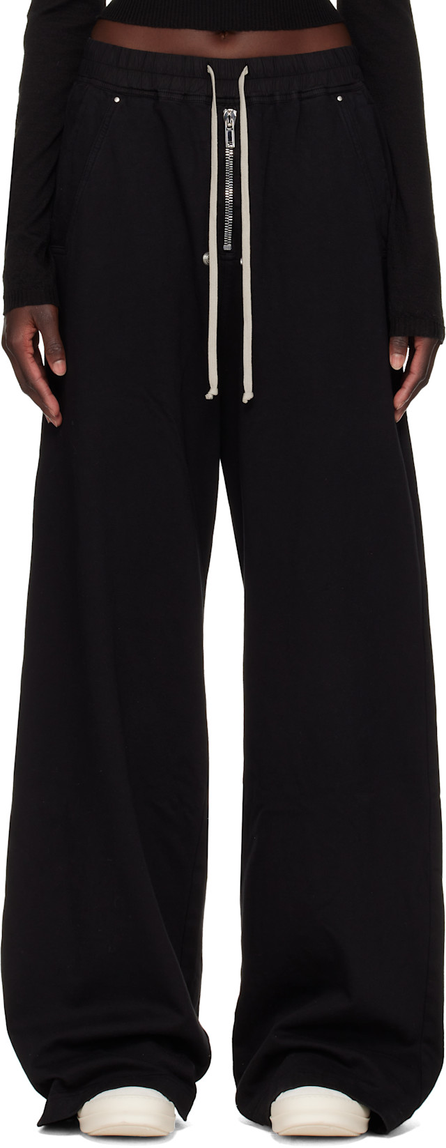 Rick Owens DRKSHDW: Black Tower Geth Belas Sweatpants | SSENSE